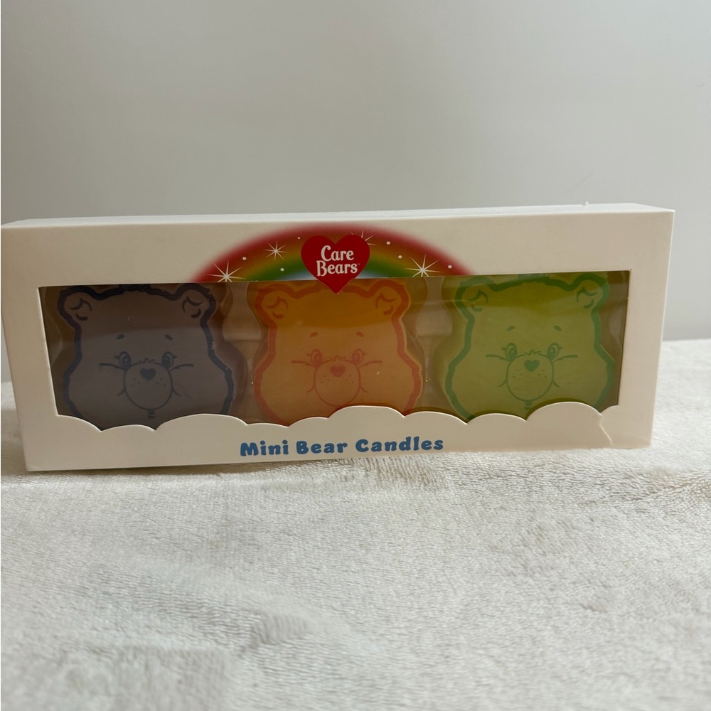 Care Bears Mini Bear Candles - Purple, Orange, Green